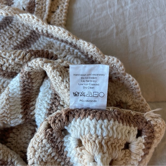 NWT Show Me Your Mumu XXL Granny Squares Crop Top 100% Cotton - Picture 5 of 6